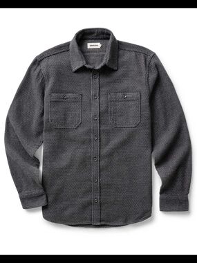 Taylor Stitch Utility Shirt Charcoal Sashiko M / 40 NWT